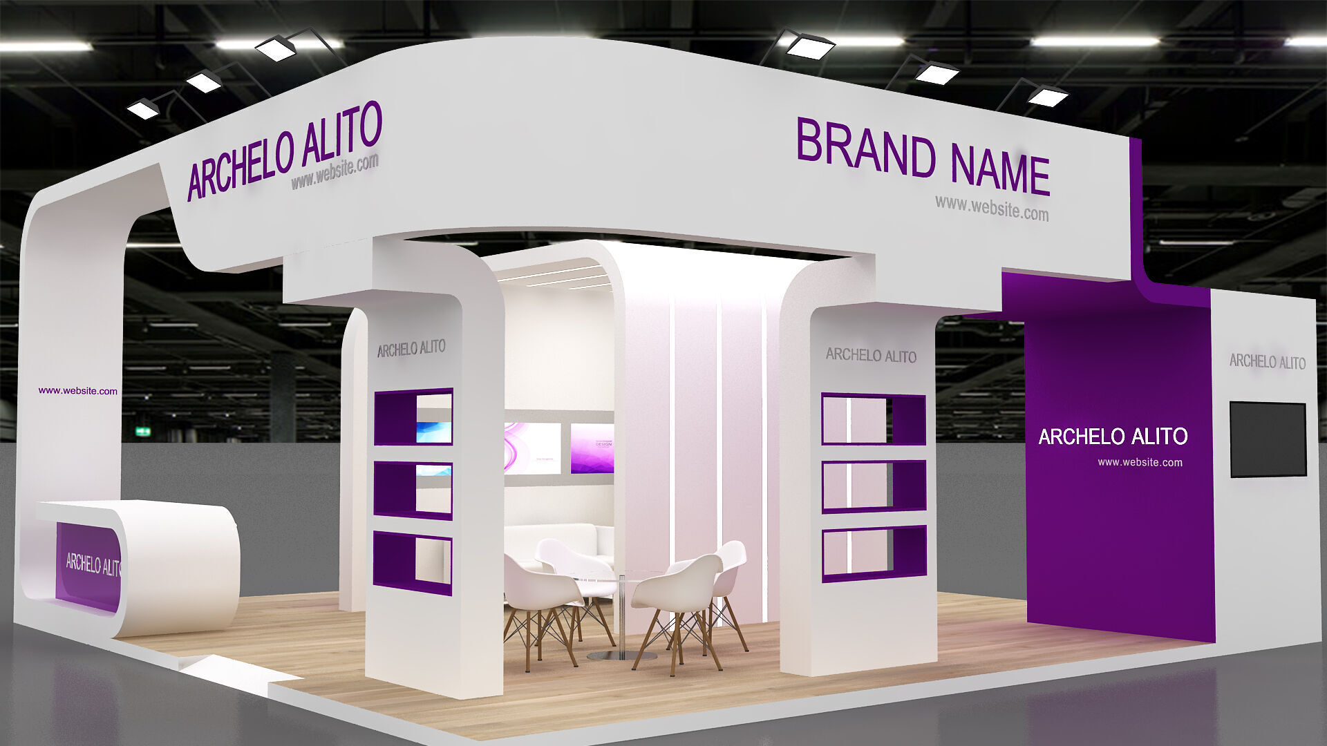 3d Exhibition 3D model_1