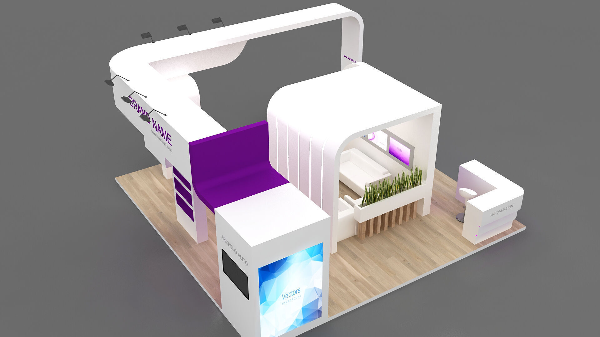 3d Exhibition 3D model_5