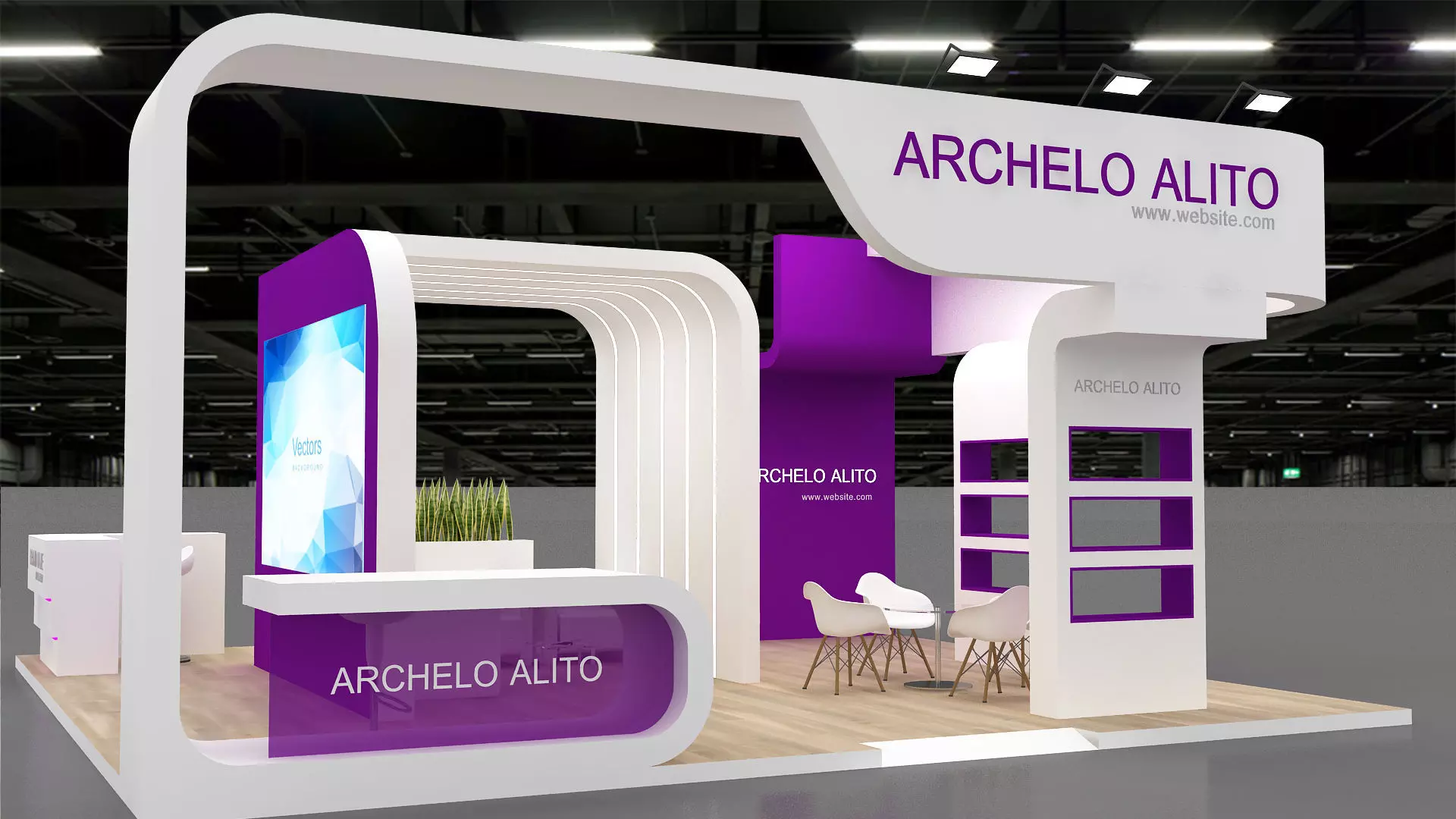 3d Exhibition 3D model_0