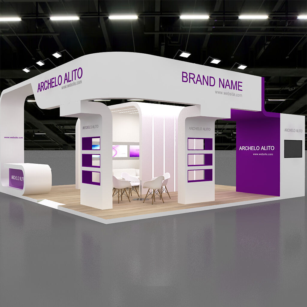 3d Exhibition 3D model_6