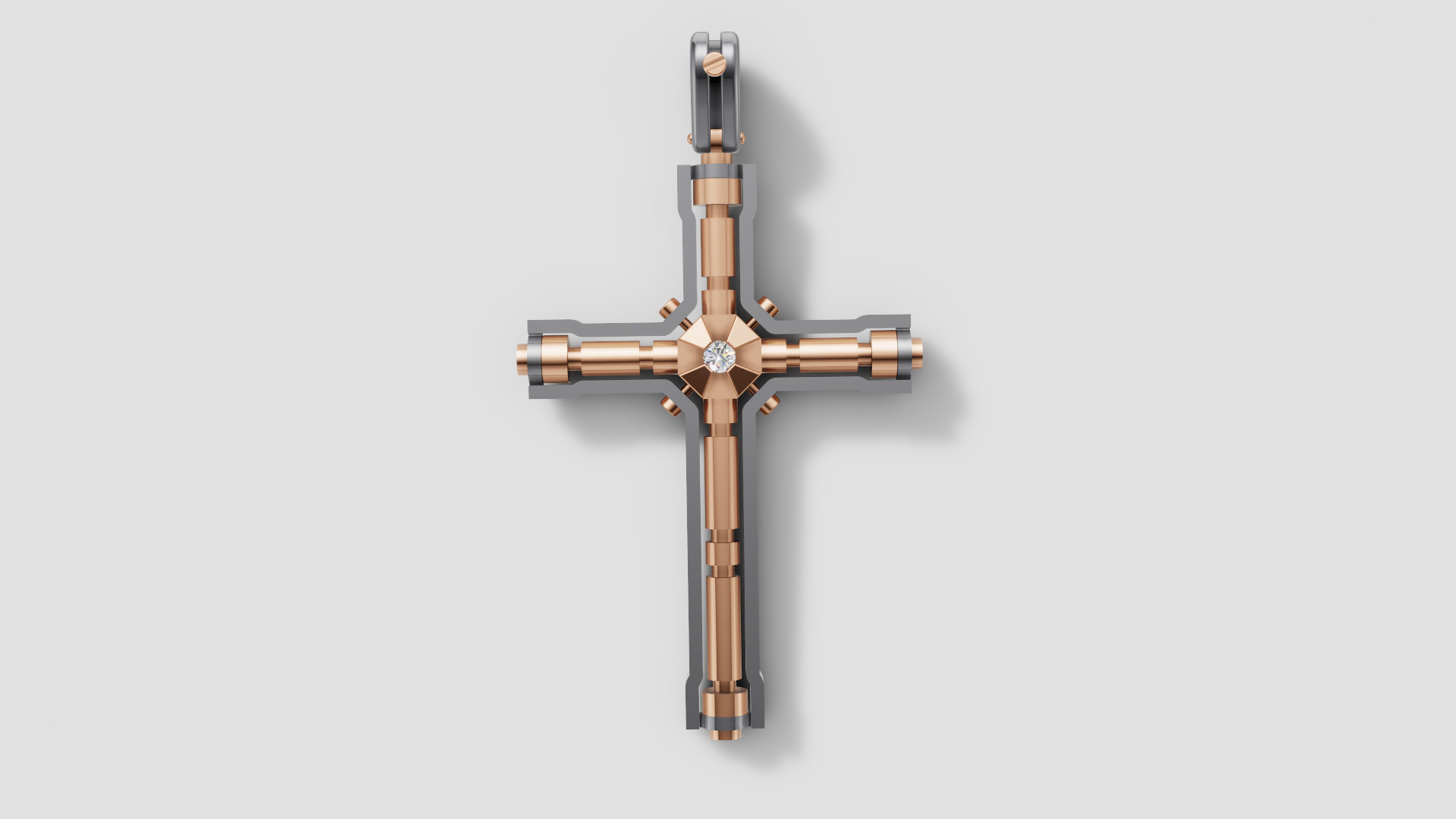 Diamond Cross 3D print model E 10 3D print model_20
