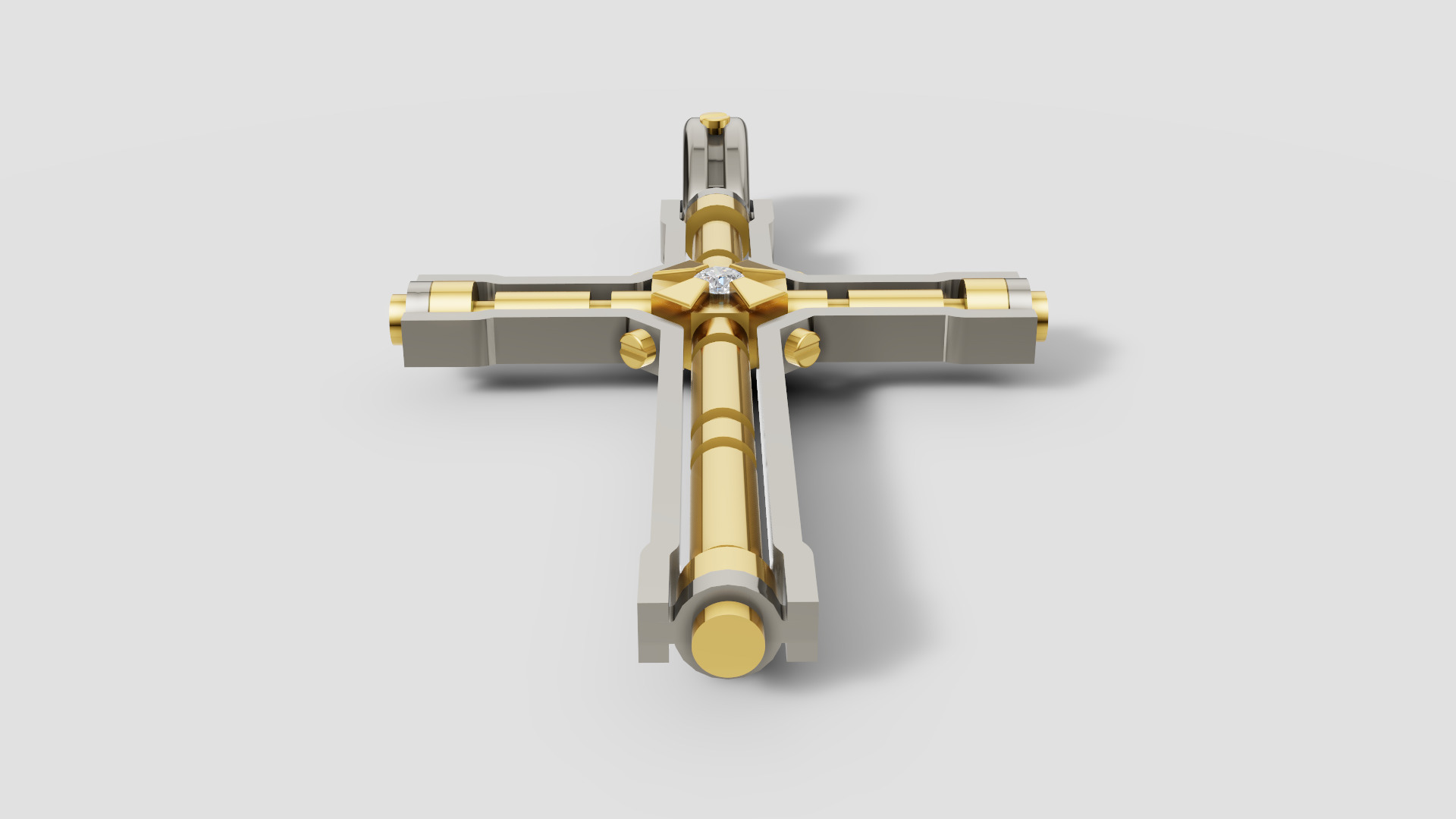 Diamond Cross 3D print model E 10 3D print model_6