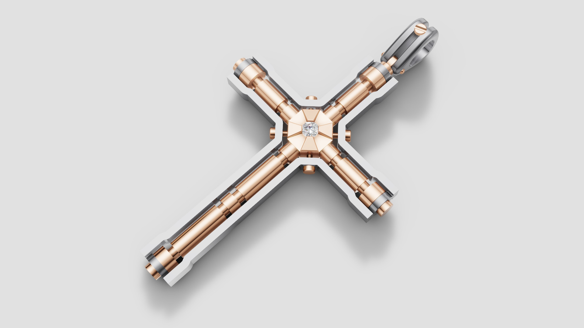 Diamond Cross 3D print model E 10 3D print model_23