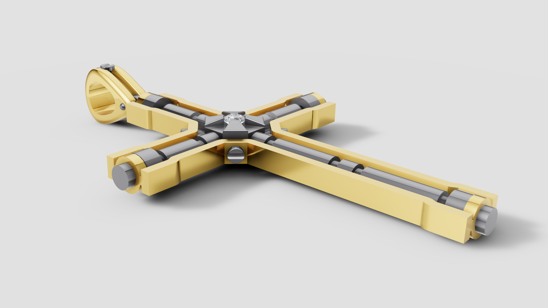 Diamond Cross 3D print model E 10 3D print model_15