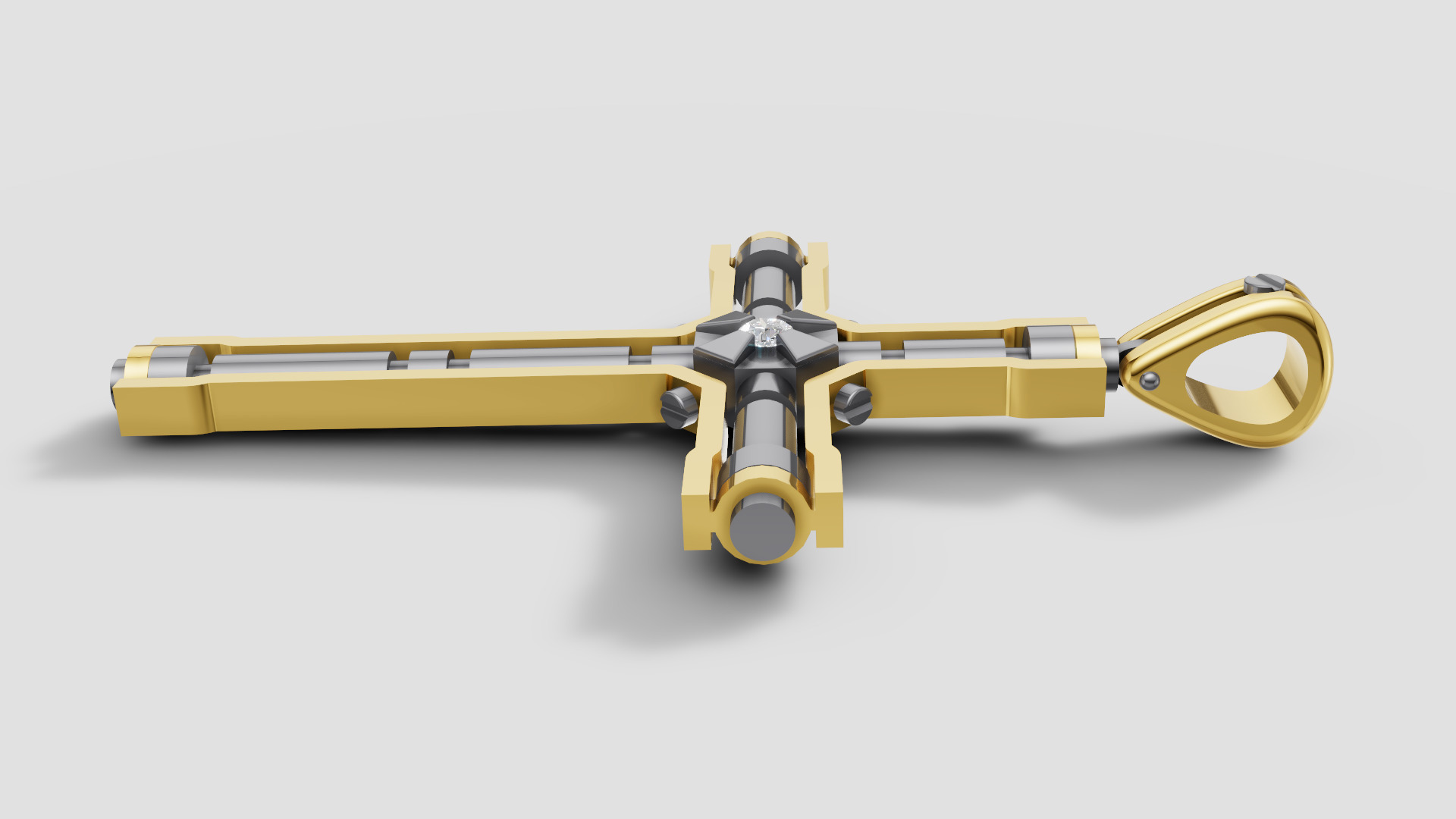 Diamond Cross 3D print model E 10 3D print model_14