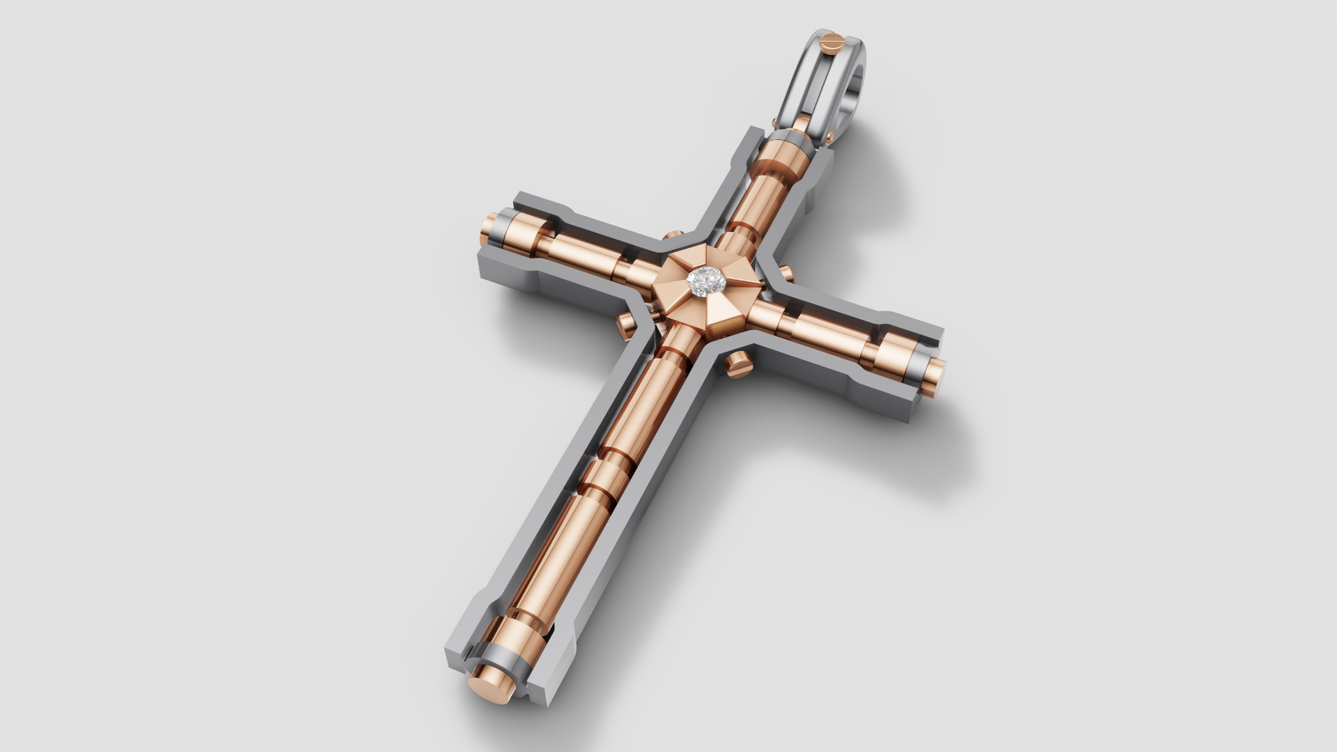 Diamond Cross 3D print model E 10 3D print model_18