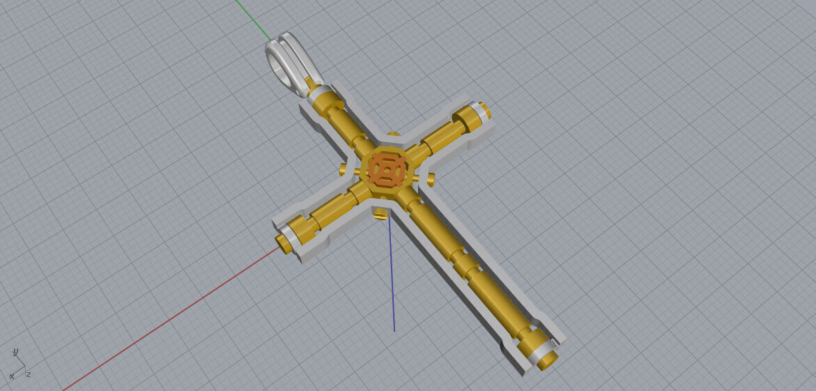 Diamond Cross 3D print model E 10 3D print model_30