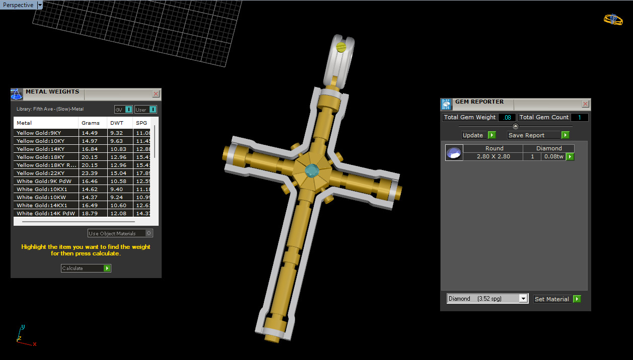 Diamond Cross 3D print model E 10 3D print model_24