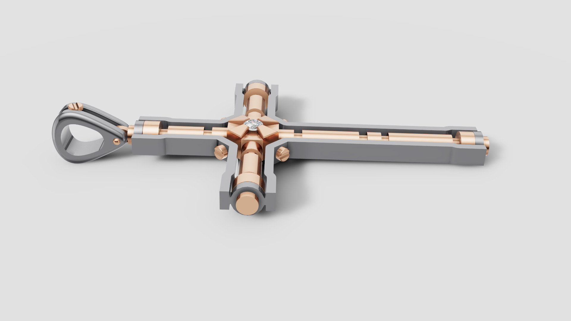 Diamond Cross 3D print model E 10 3D print model_21