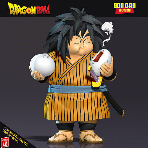 Dragon ball - Yajirobe 3D print model