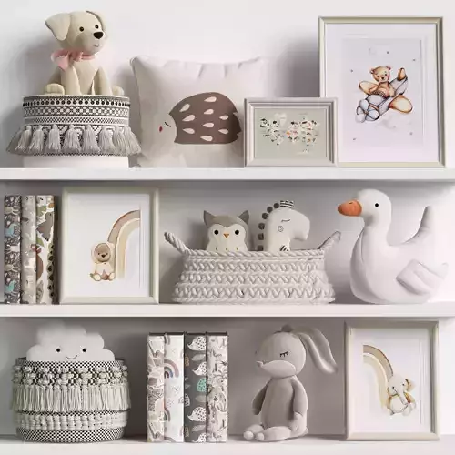 Kids Room Decor 169 3D model