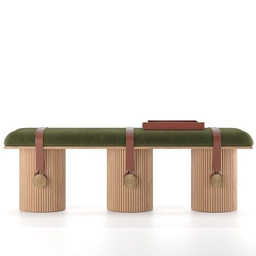 FENDI CASA F-ench Bench  3D model