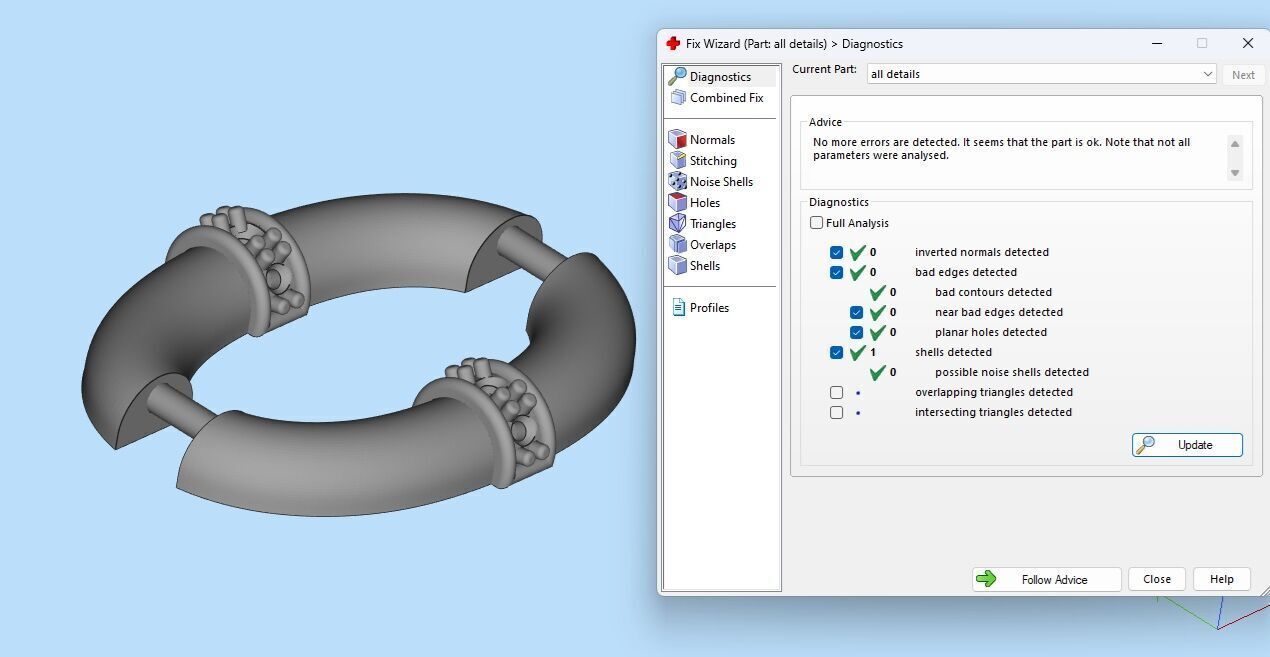 Oval Link Chain Bracelet 3D print model_16