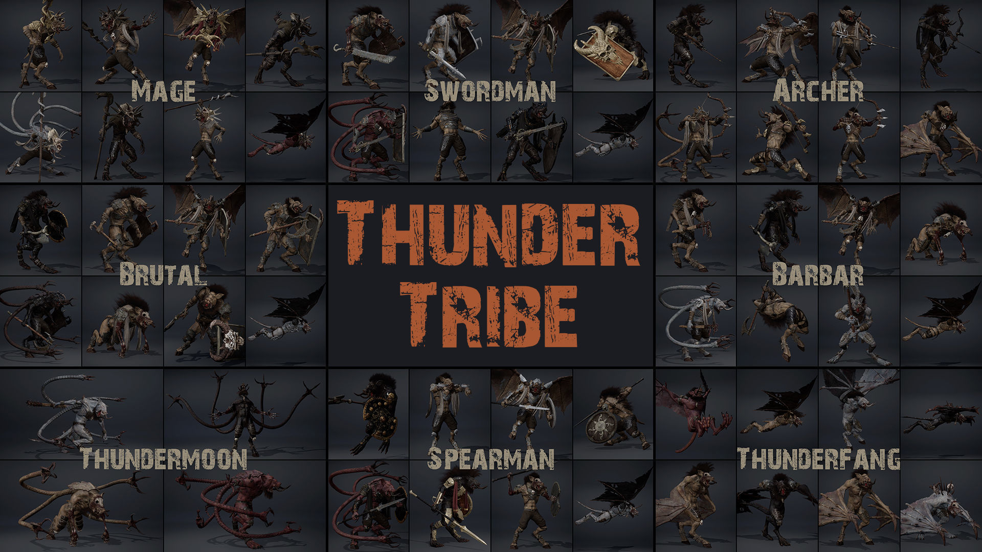 6 Tribes Bundle Part 2 3D Model Collection_68