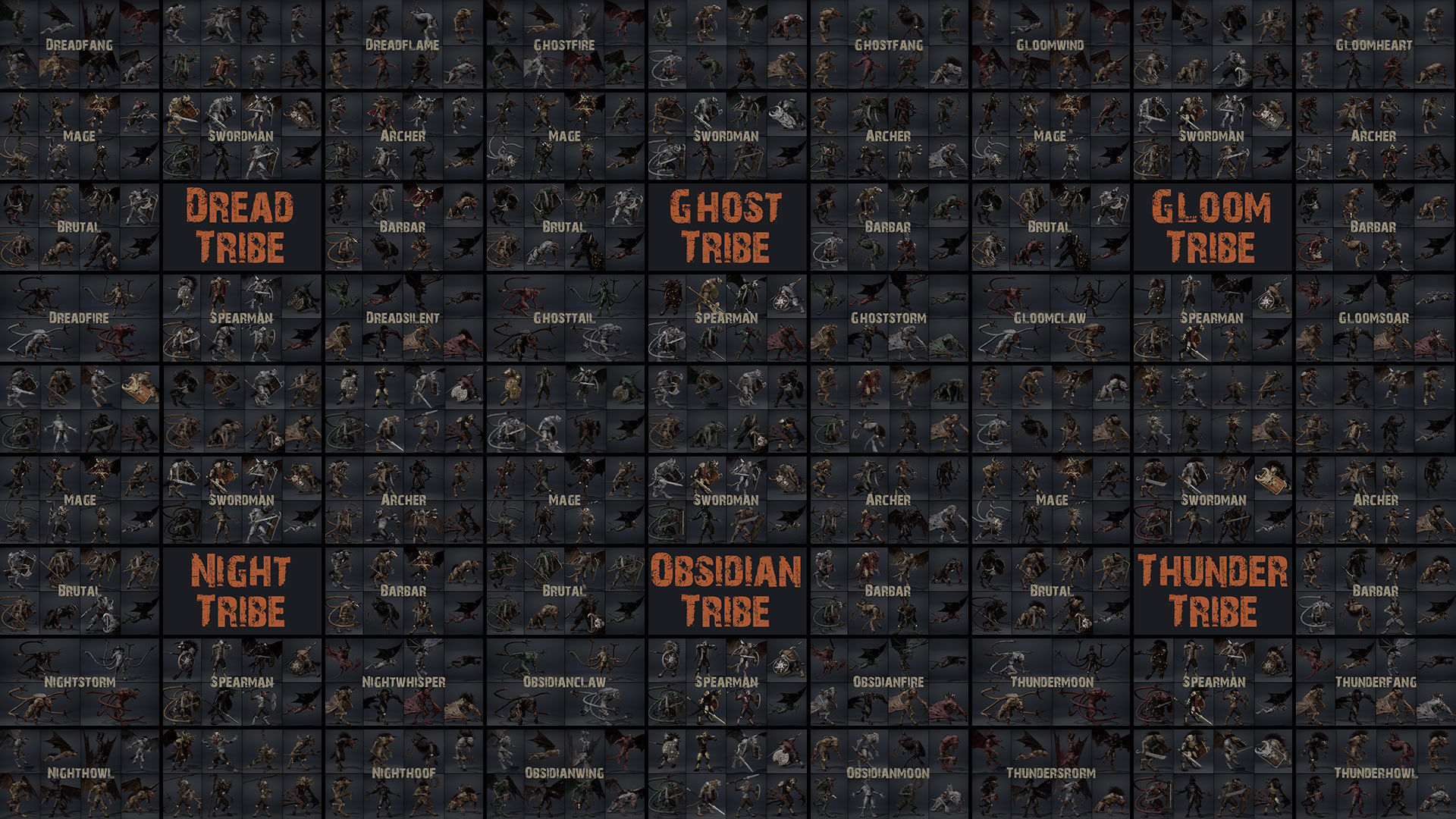 6 Tribes Bundle Part 2 3D Model Collection_62