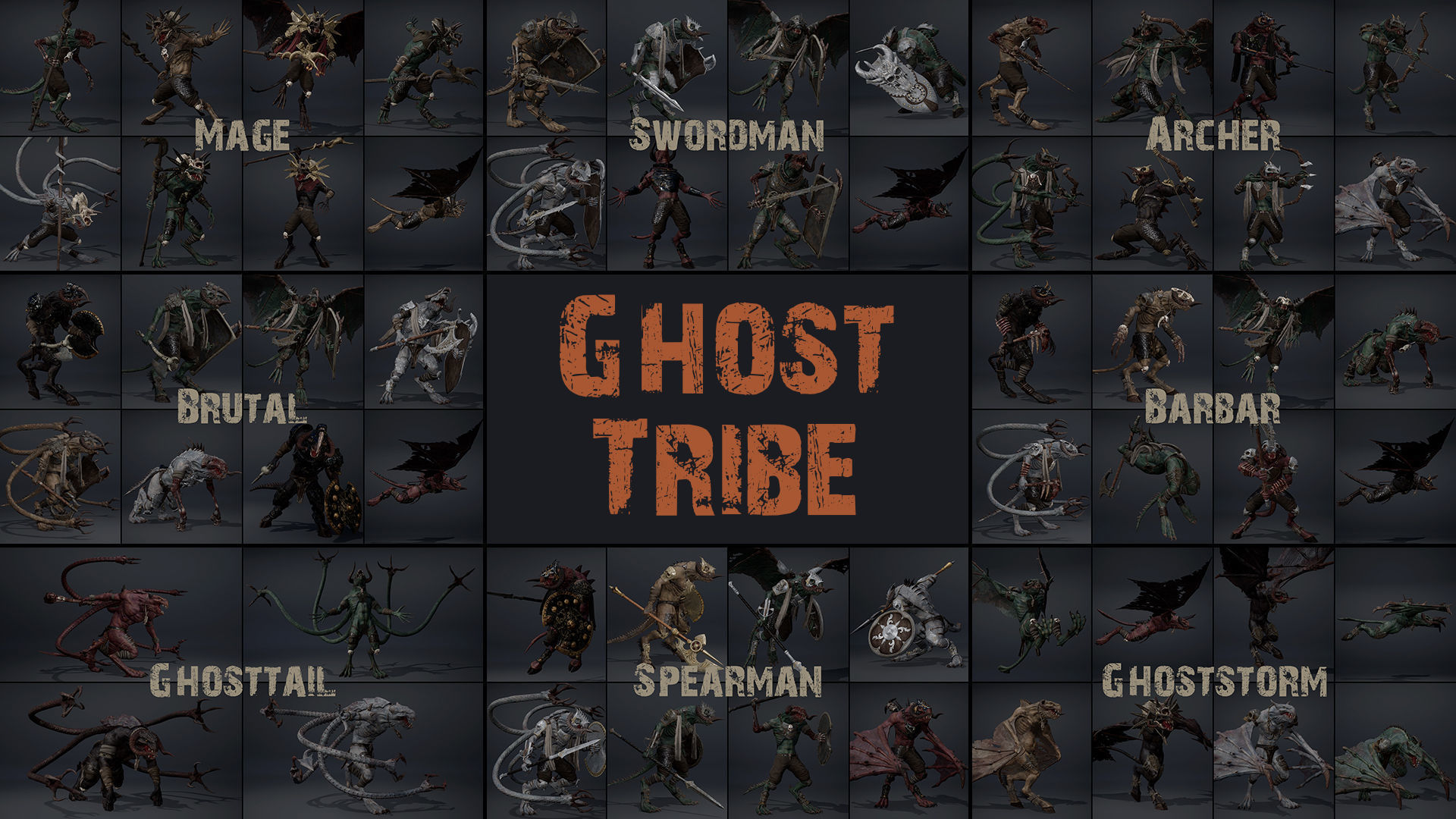 6 Tribes Bundle Part 2 3D Model Collection_65