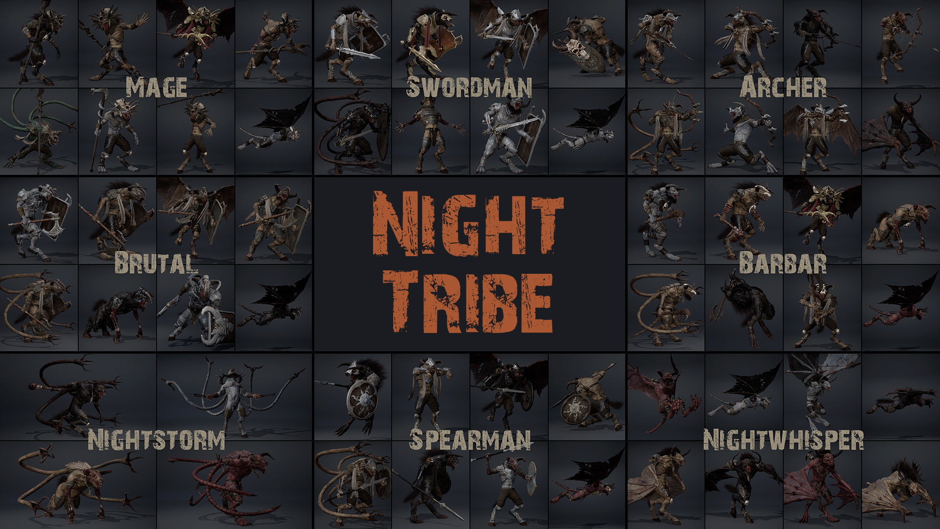 6 Tribes Bundle Part 2 3D Model Collection_64