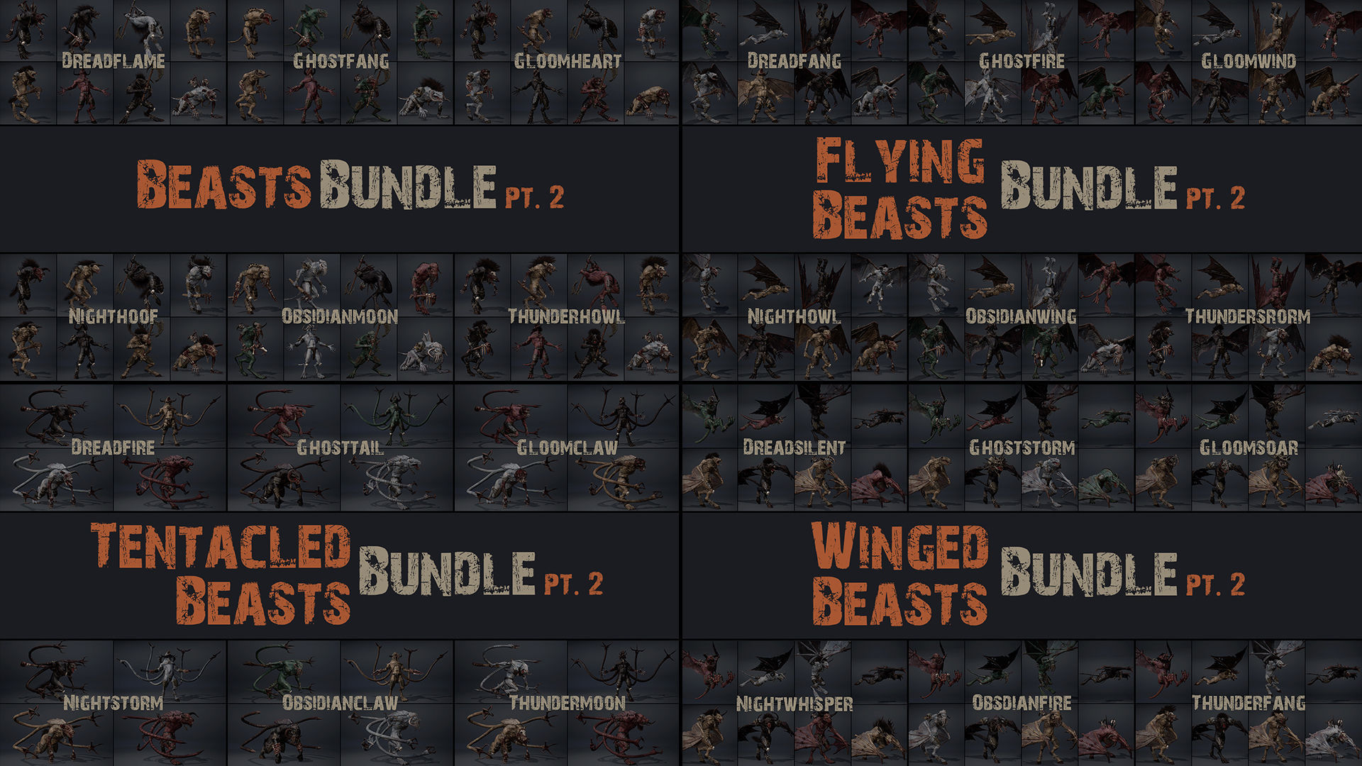 6 Tribes Bundle Part 2 3D Model Collection_69