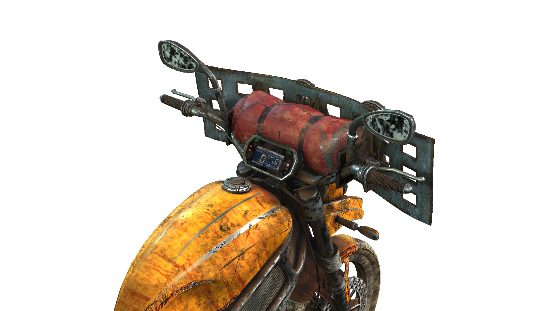 Doomsday SideCar Low-poly 3D model_1