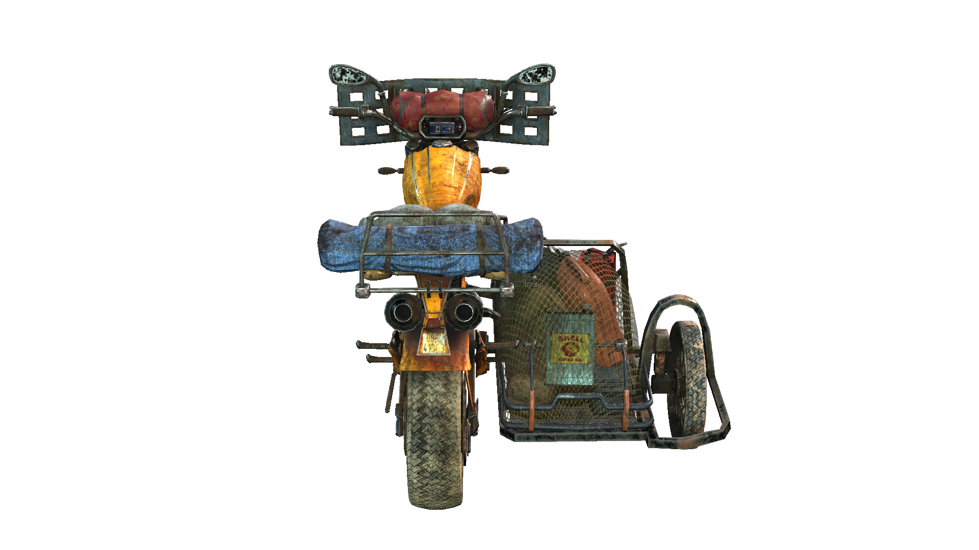 Doomsday SideCar Low-poly 3D model_4