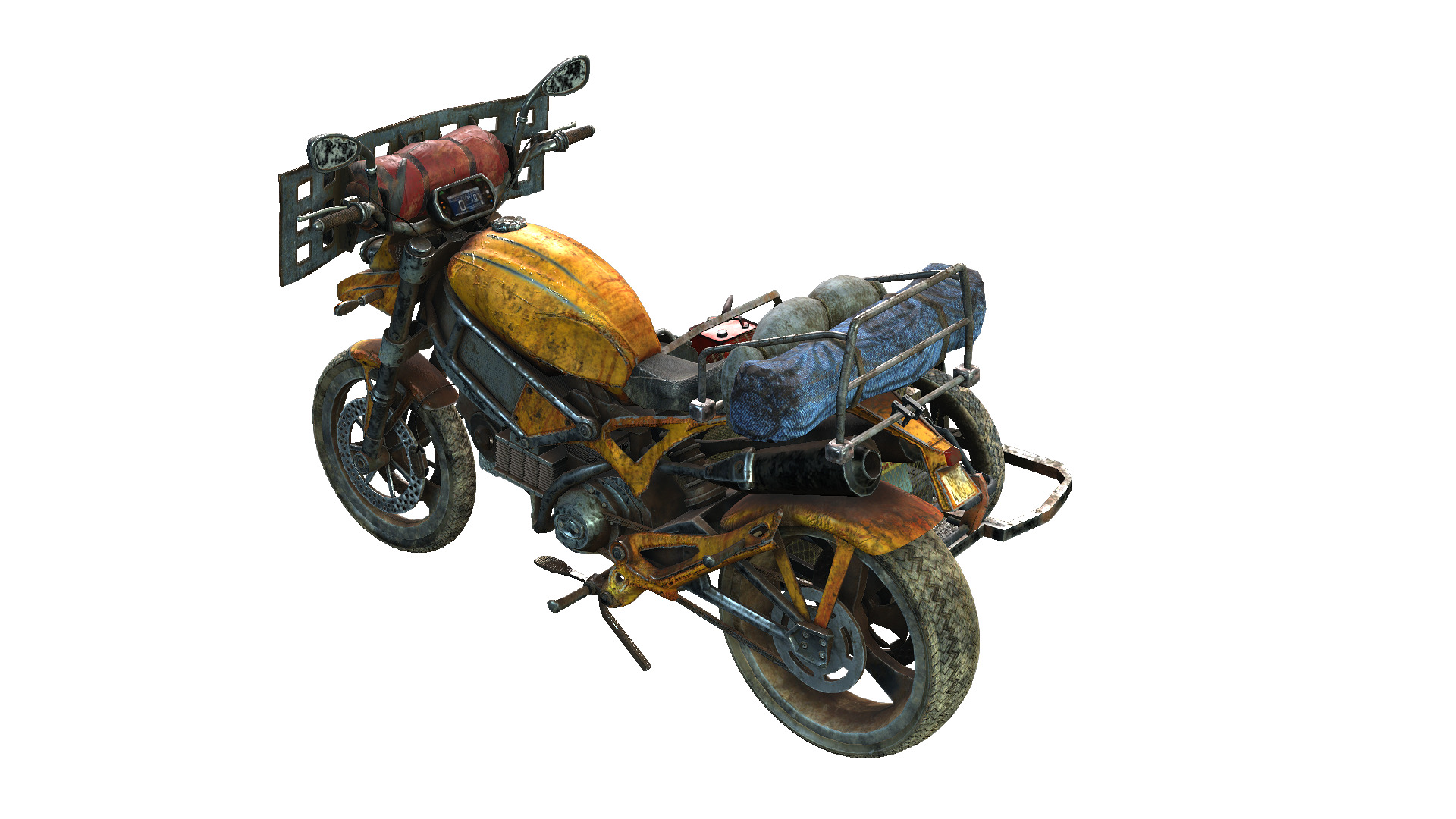 Doomsday SideCar Low-poly 3D model_5