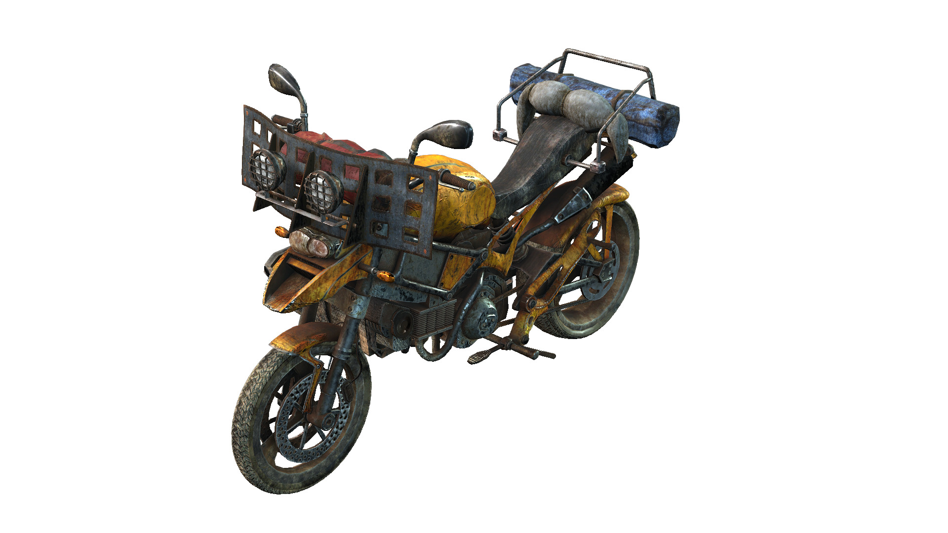 Doomsday SideCar Low-poly 3D model_7
