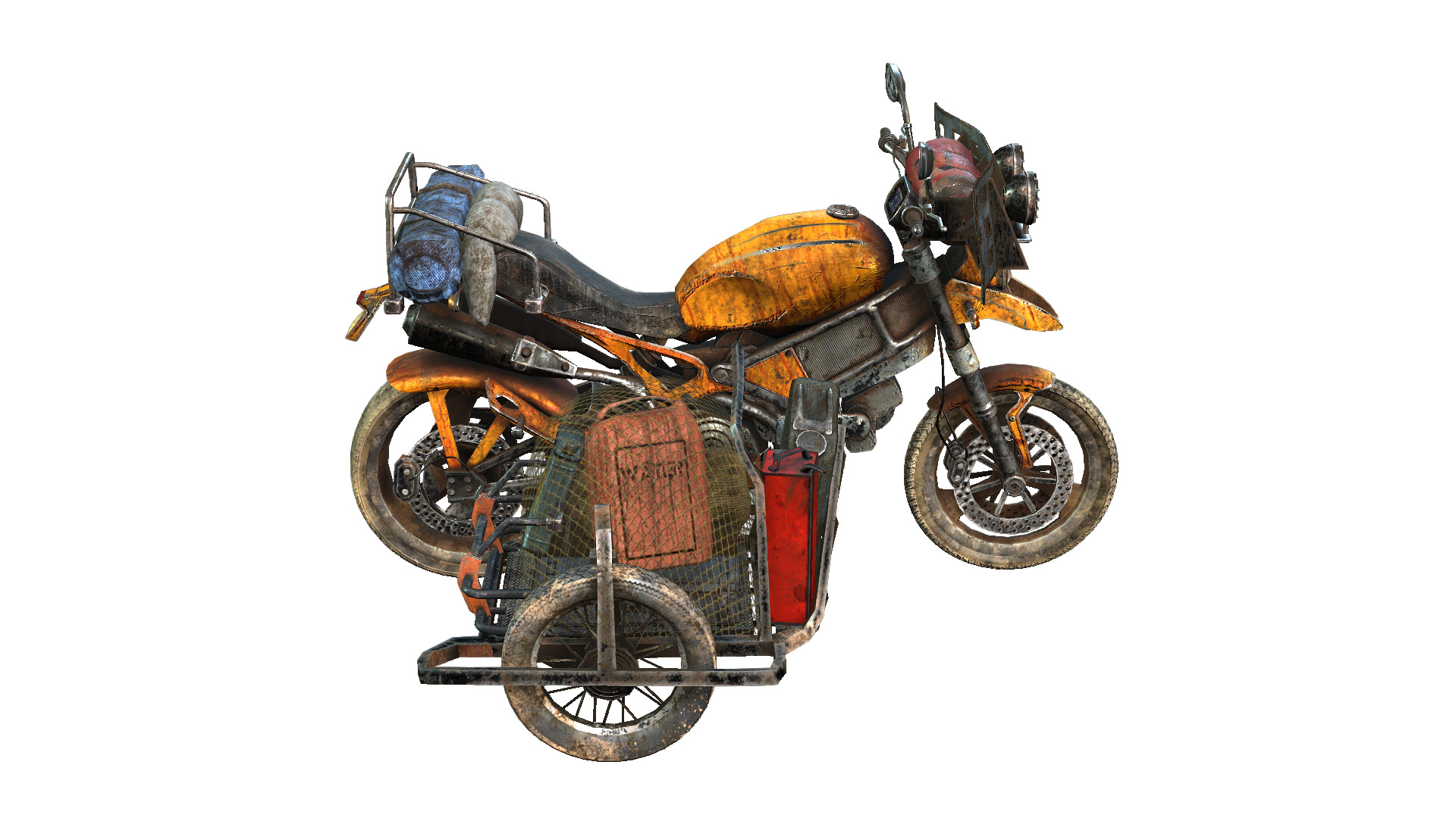 Doomsday SideCar Low-poly 3D model_2