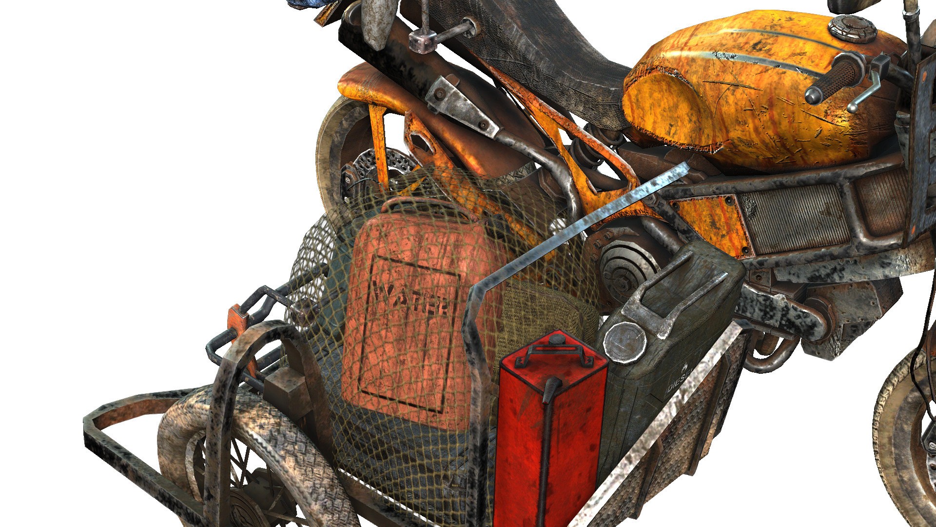 Doomsday SideCar Low-poly 3D model_9