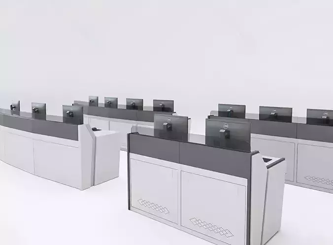 Modern desk operation console computer desk