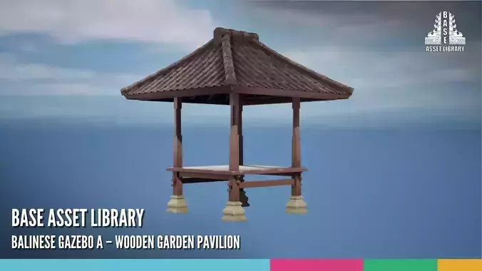 Balinese Gazebo A Wooden Garden Pavilion