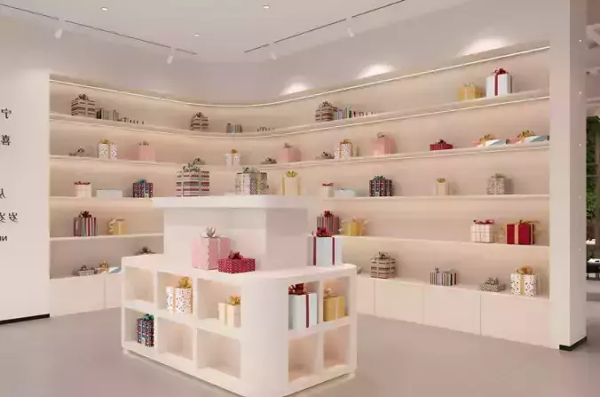 Modern Chinese toy gift shop gift shop accompanied