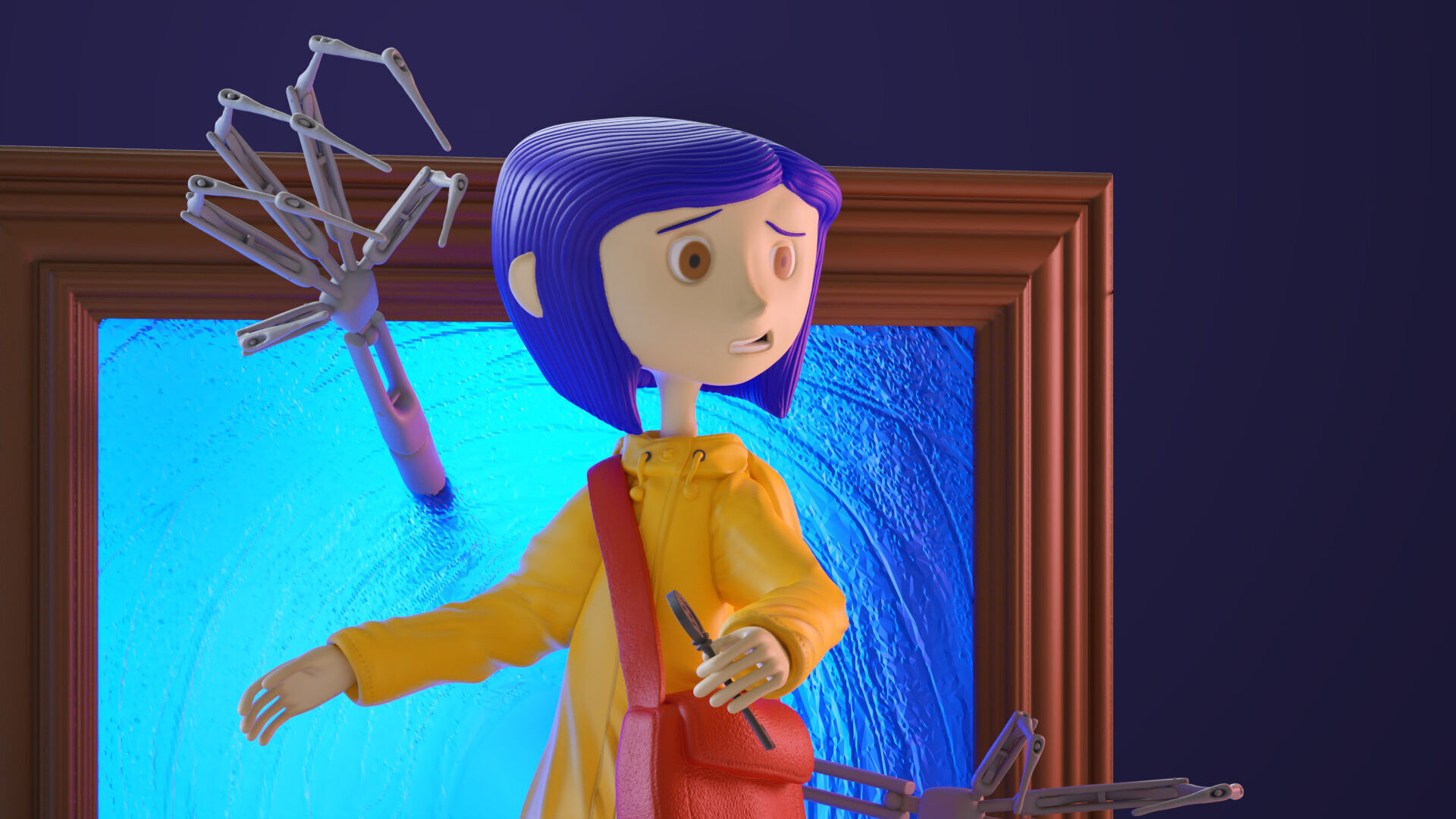 Coraline Lamp Diorama 3D Printable Decorative Scene 3D print model_1