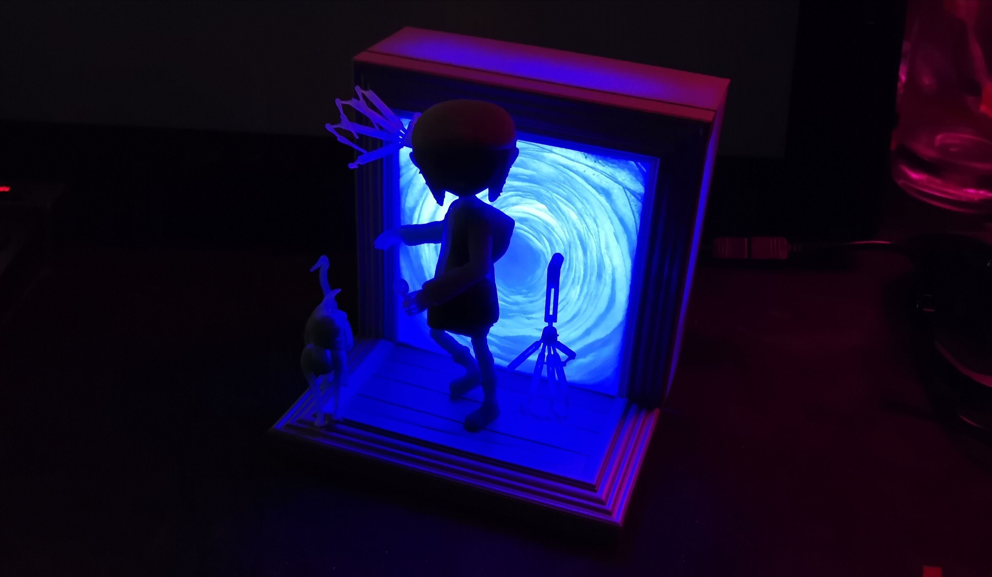 Coraline Lamp Diorama 3D Printable Decorative Scene 3D print model_3