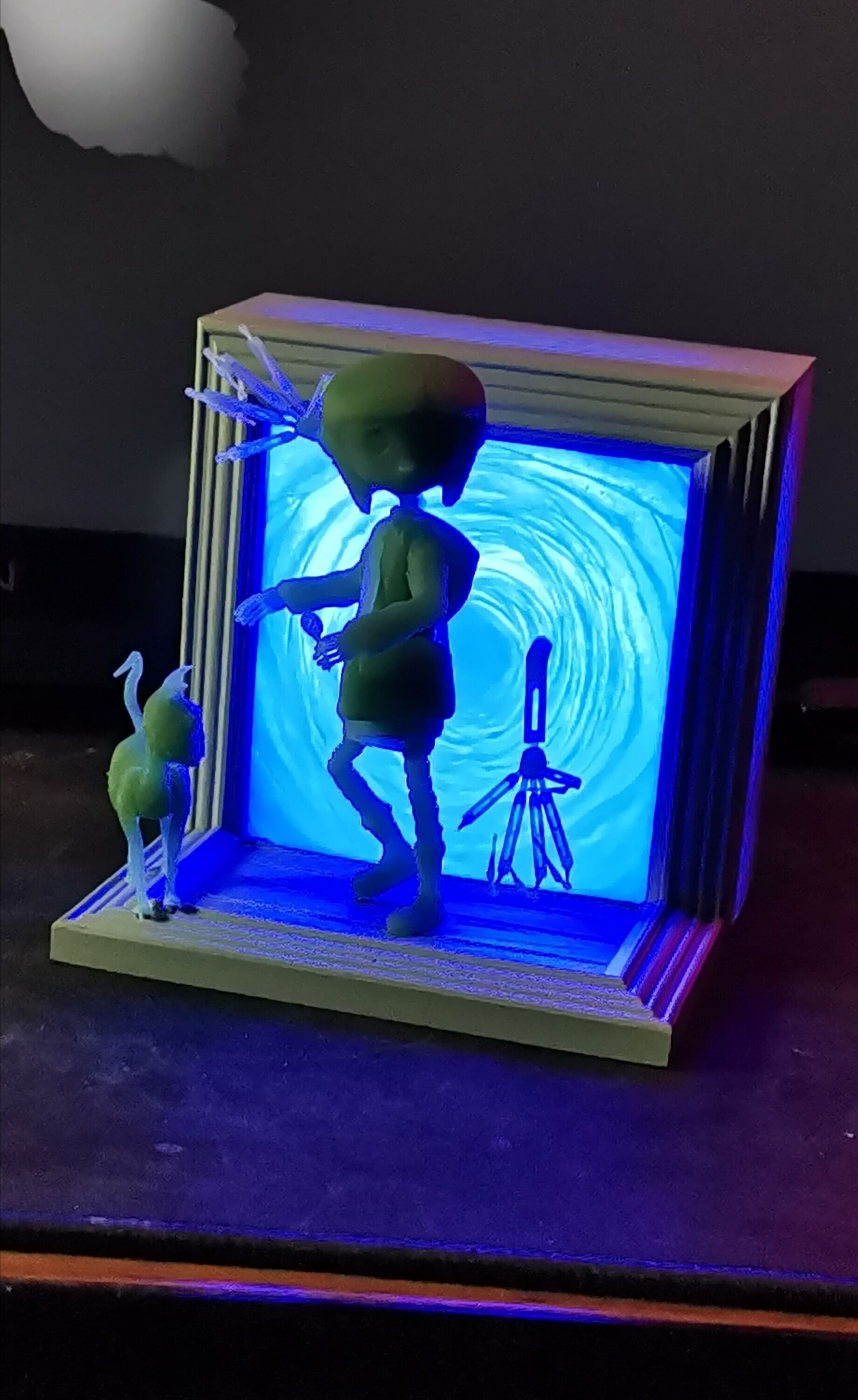 Coraline Lamp Diorama 3D Printable Decorative Scene 3D print model_4