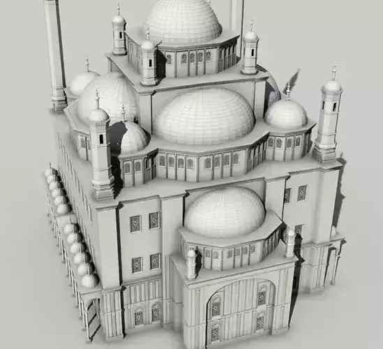 Mohamed ali mosque 3D model