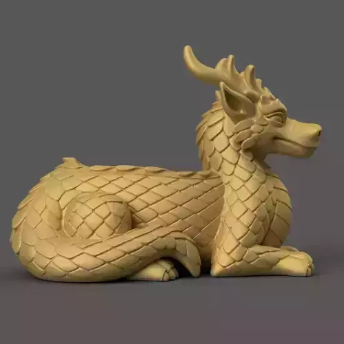 Dragon planter - urn - candy container - candle holder