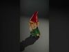 Garden Gnome Character D Model Pack Low-poly 3D model_2