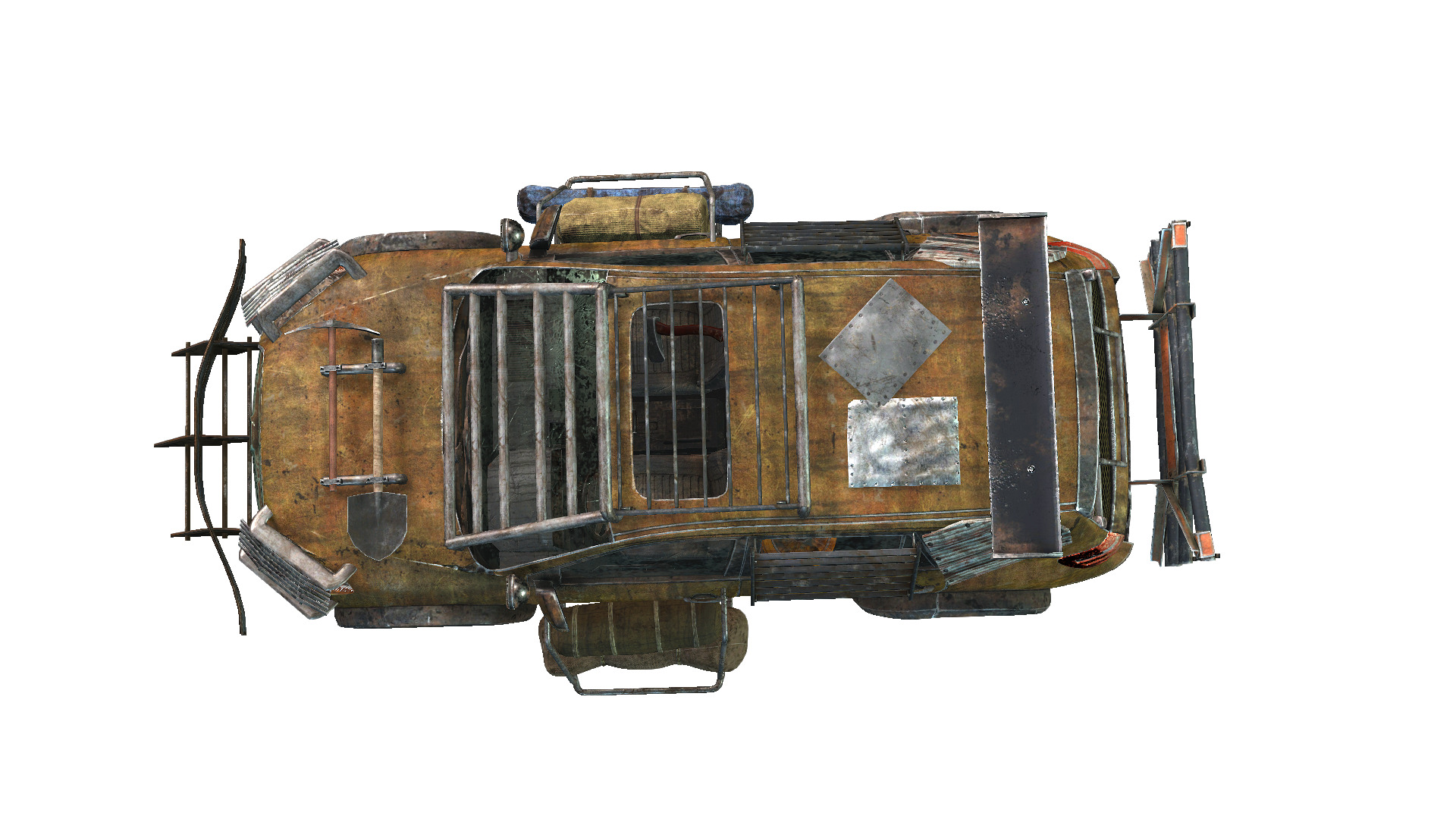 Doomsday SUV Low-poly 3D model_10