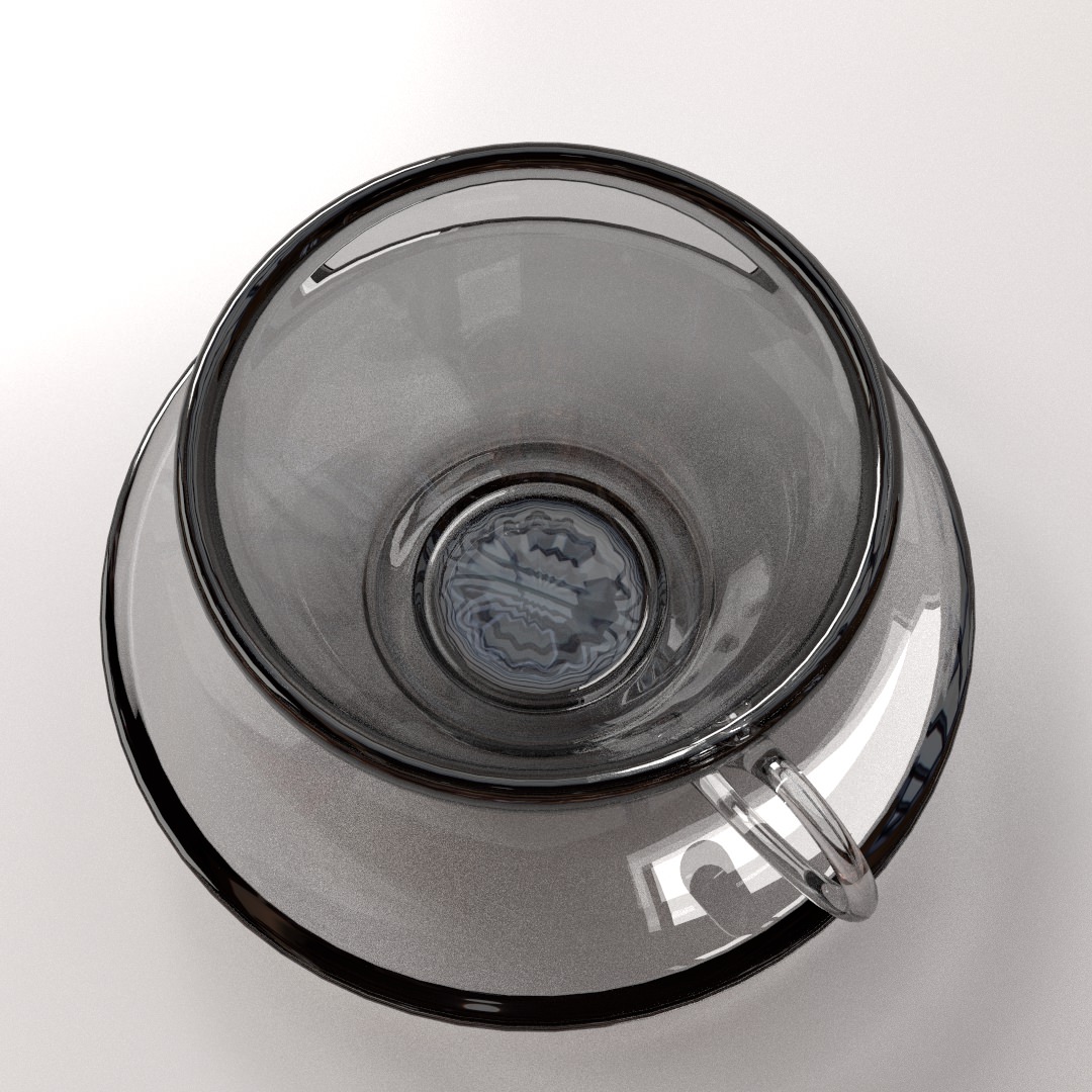 Cup and Saucer 3D model_1