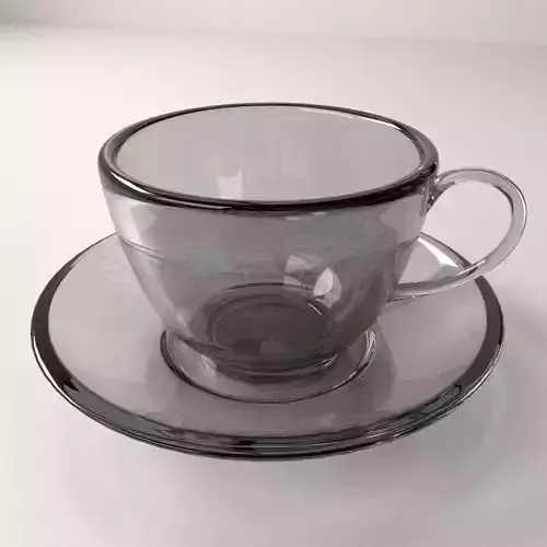 Cup and Saucer 3D model