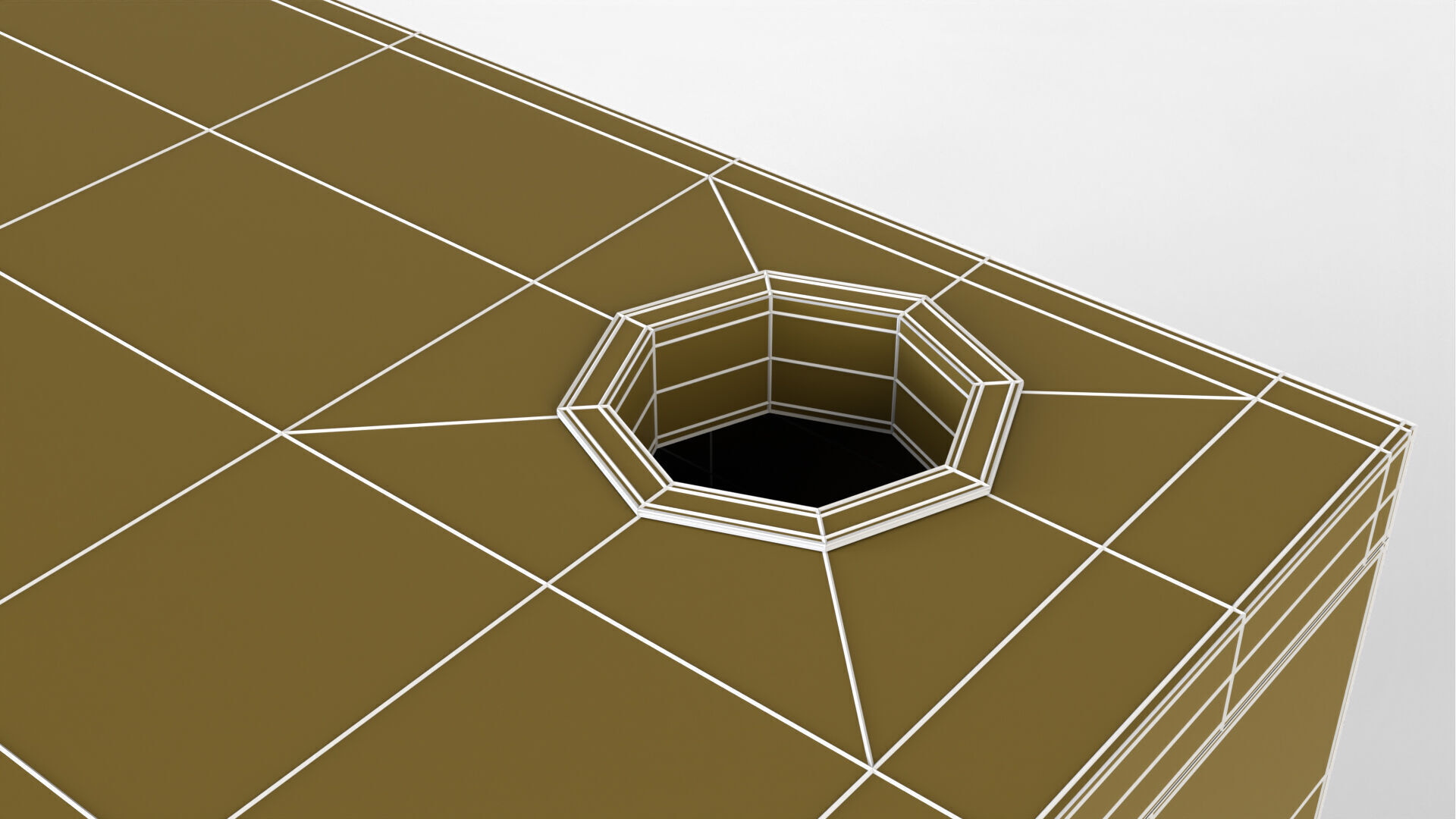 Mini Desk 01 - Bamboo Wood 3D model_10