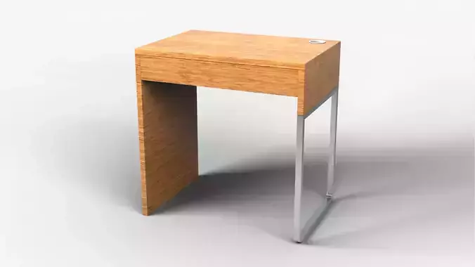 Mini Desk 01 - Bamboo Wood