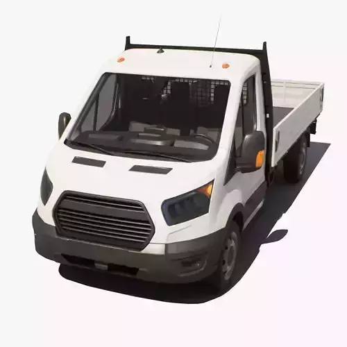 Pickup Truck 2 - Game Ready Vehicle Low-poly 3D model