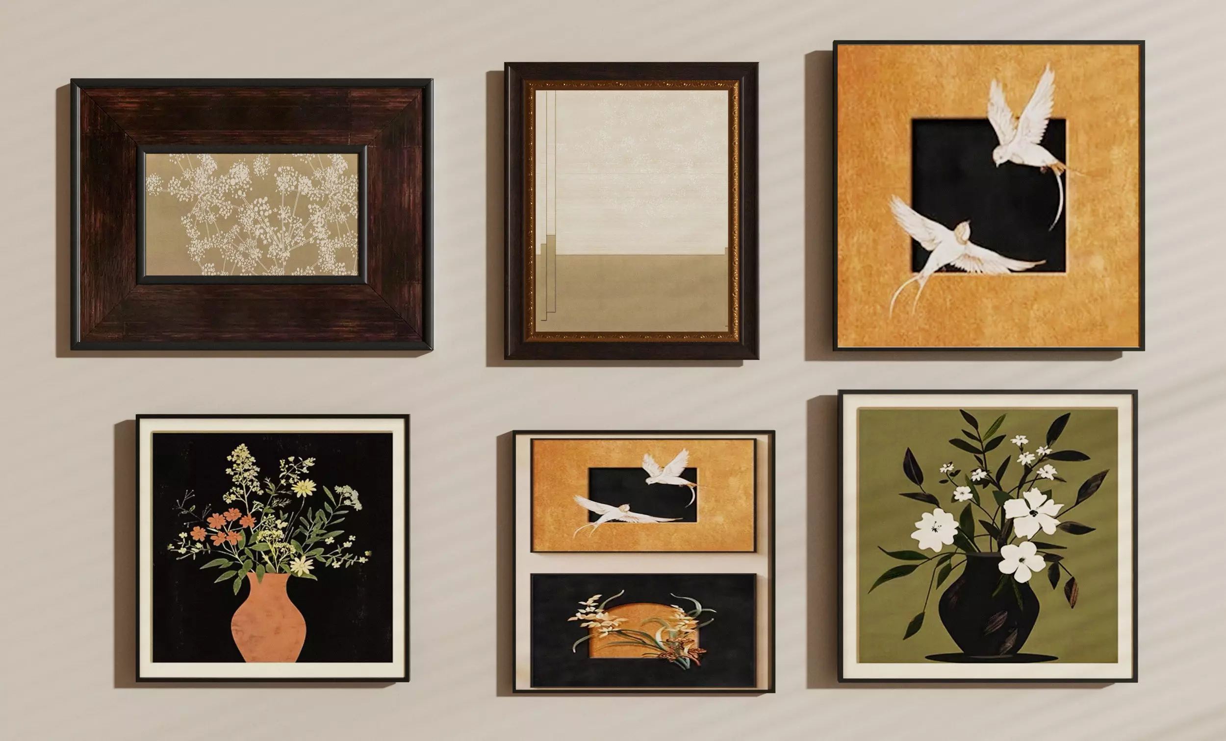 Middle Ages ji hanging painting three-dimensional 3D model_0