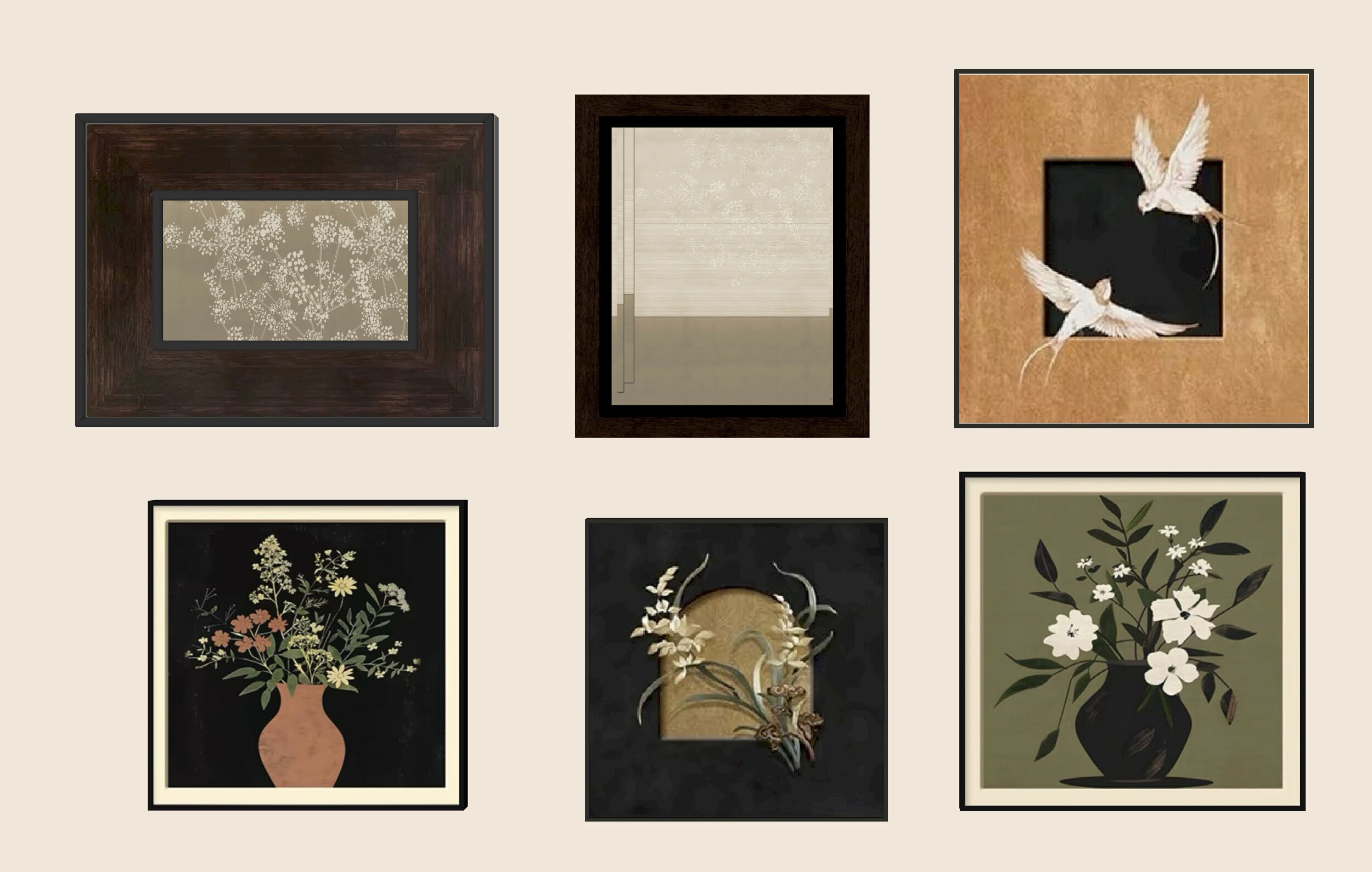 Middle Ages ji hanging painting three-dimensional 3D model_1