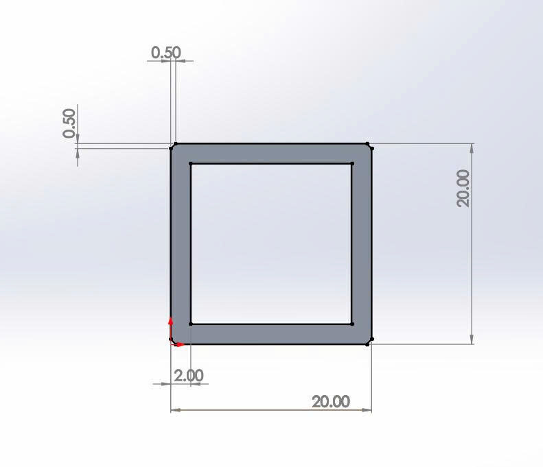 Light Aluminum X-Axis Rail Mount for 3D Printers 3D print model_3