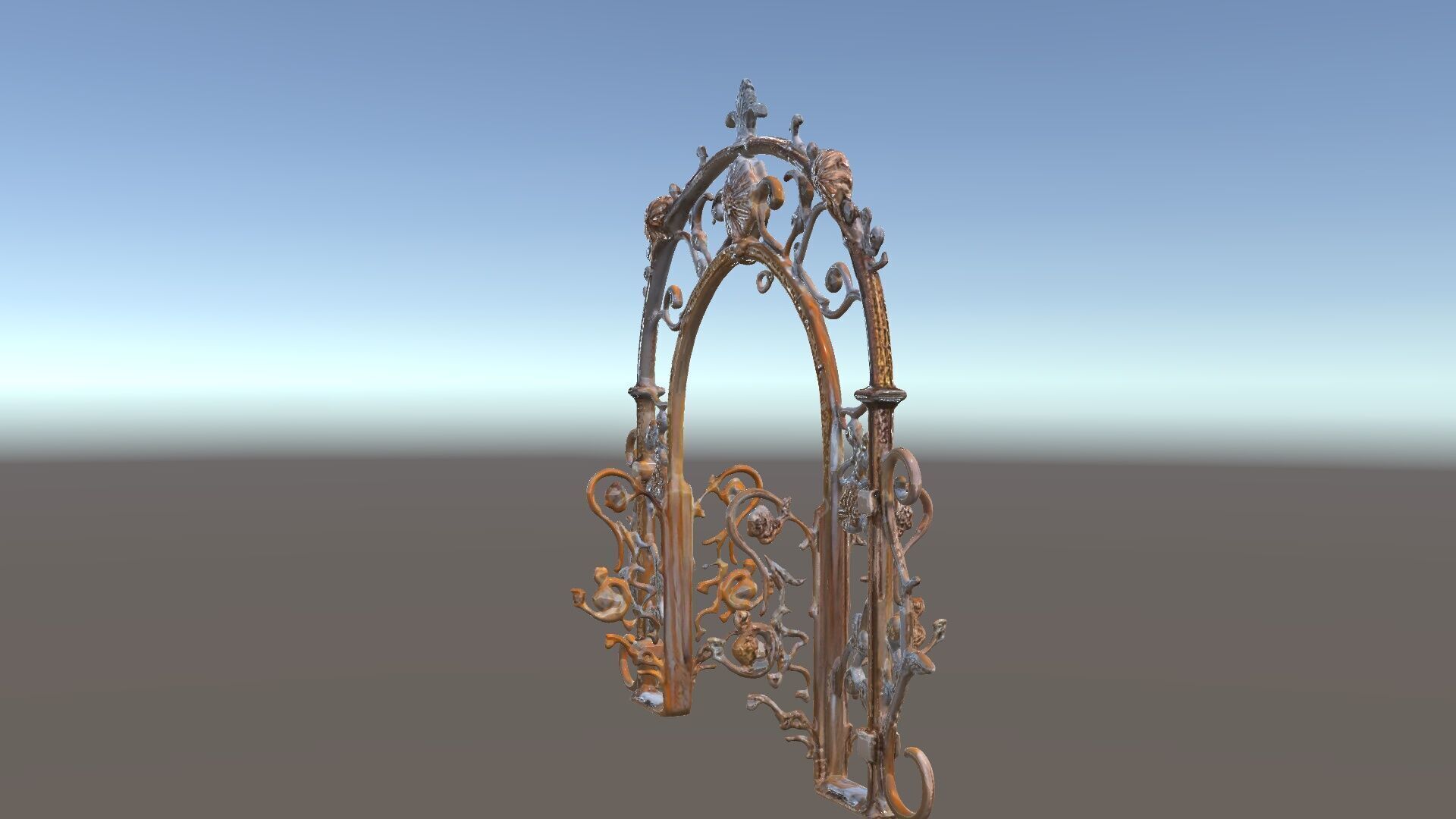 Ornamental Iron Archway Model Pack Low-poly 3D model_5