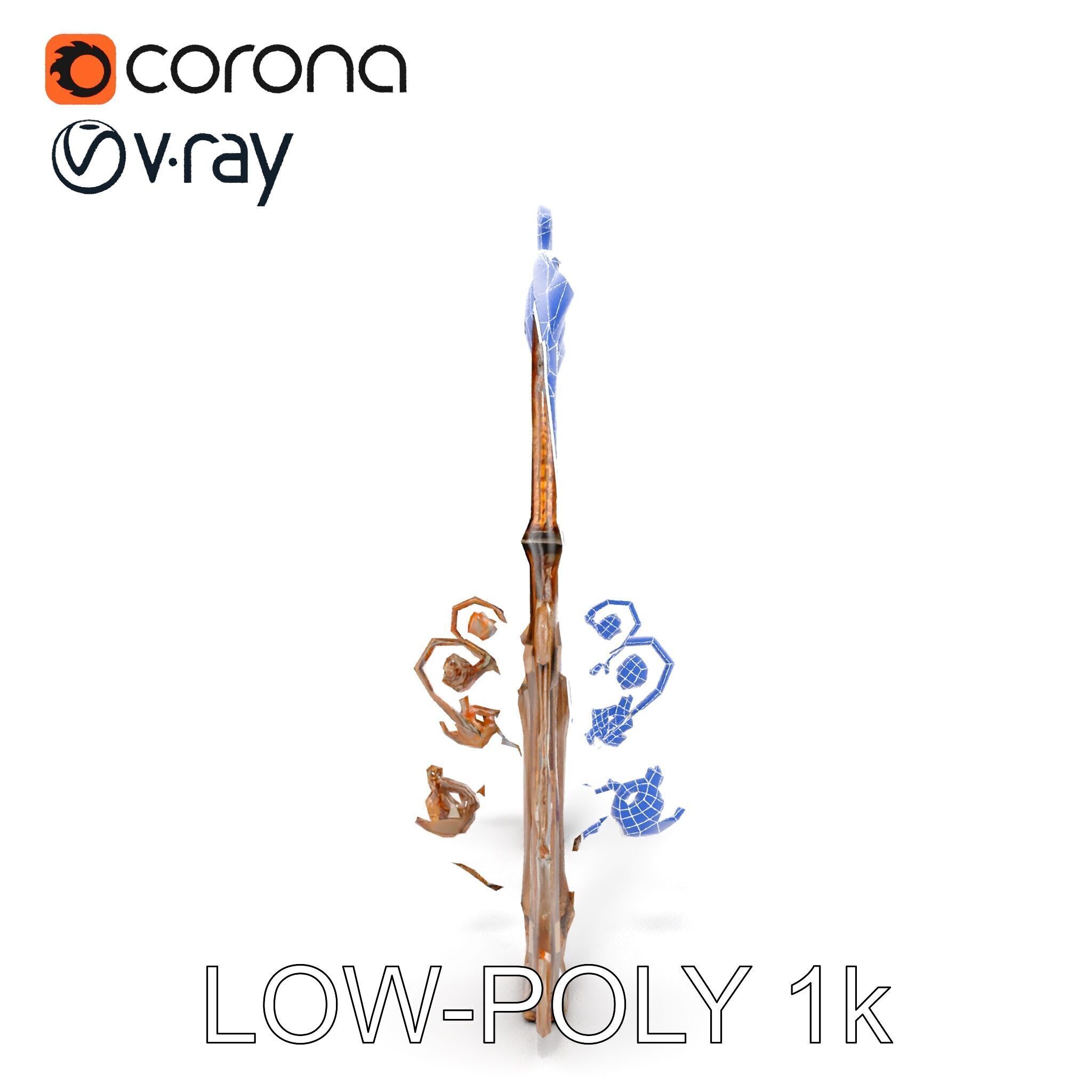 Ornamental Iron Archway Model Pack Low-poly 3D model_11