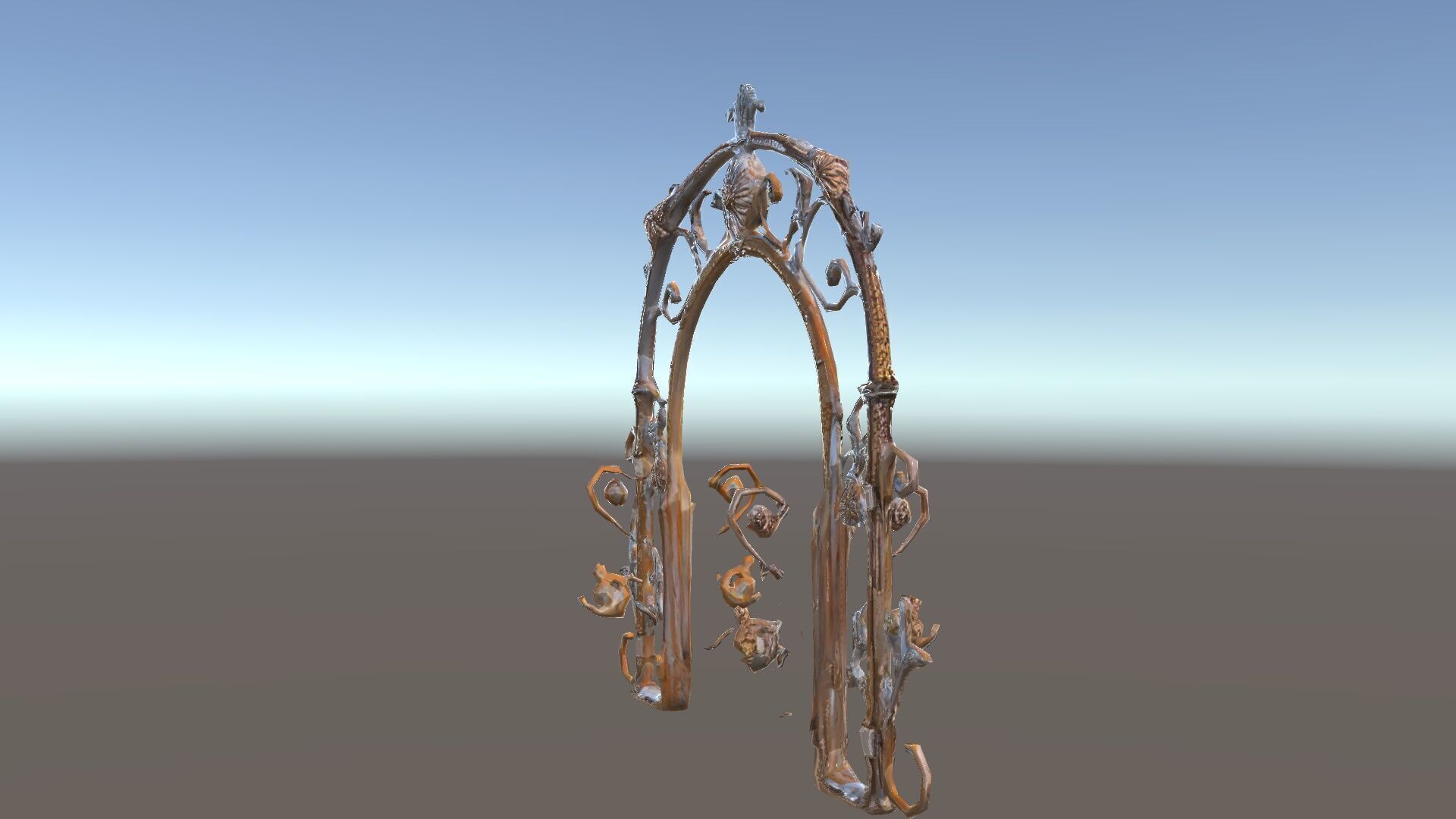 Ornamental Iron Archway Model Pack Low-poly 3D model_34