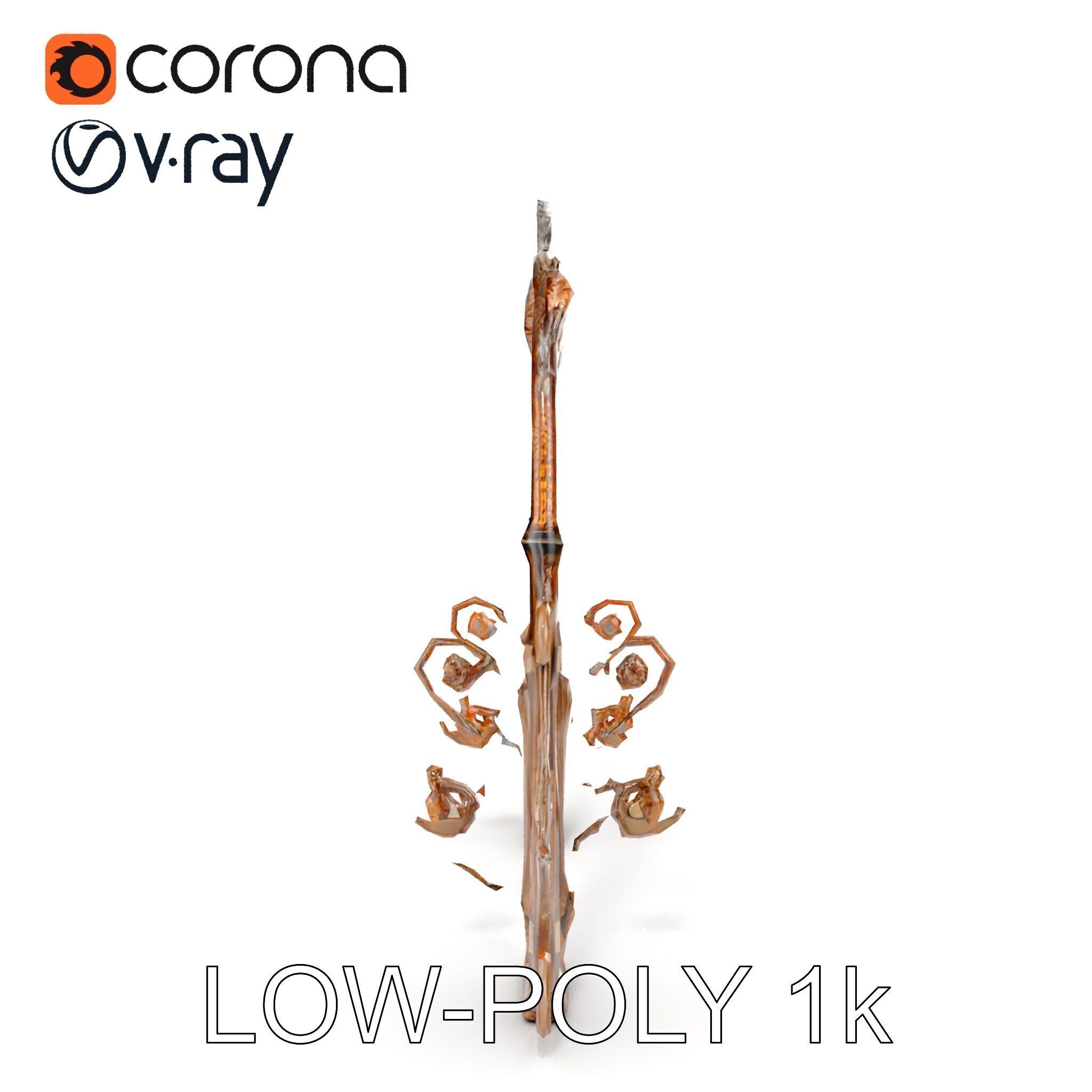 Ornamental Iron Archway Model Pack Low-poly 3D model_19